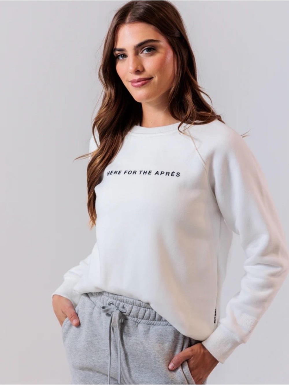 Womens ‘Here for the Après' Sweatshirt